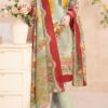 Fully stitched kurta for sizes up to 44, stylish and comfortable ethnic wear for women, featuring soft cotton fabric and a Pakistani Karachi print.
