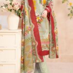 Fully stitched kurta for sizes up to 44, stylish and comfortable ethnic wear for women, featuring soft cotton fabric and a Pakistani Karachi print.