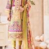 Fully stitched kurta for sizes up to 44, stylish and comfortable ethnic wear for women, featuring soft cotton fabric and a Pakistani Karachi print.