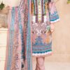 Fully stitched kurta for sizes up to 44, stylish and comfortable ethnic wear for women, featuring soft cotton fabric and a Pakistani Karachi print.