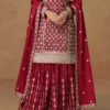 Mor Bagh Chinnon Silk Embroidery Salwar Suit – Premium 3-Piece Pakiza Set