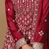 Mor Bagh Chinnon Silk Embroidery Salwar Suit – Premium 3-Piece Pakiza Set